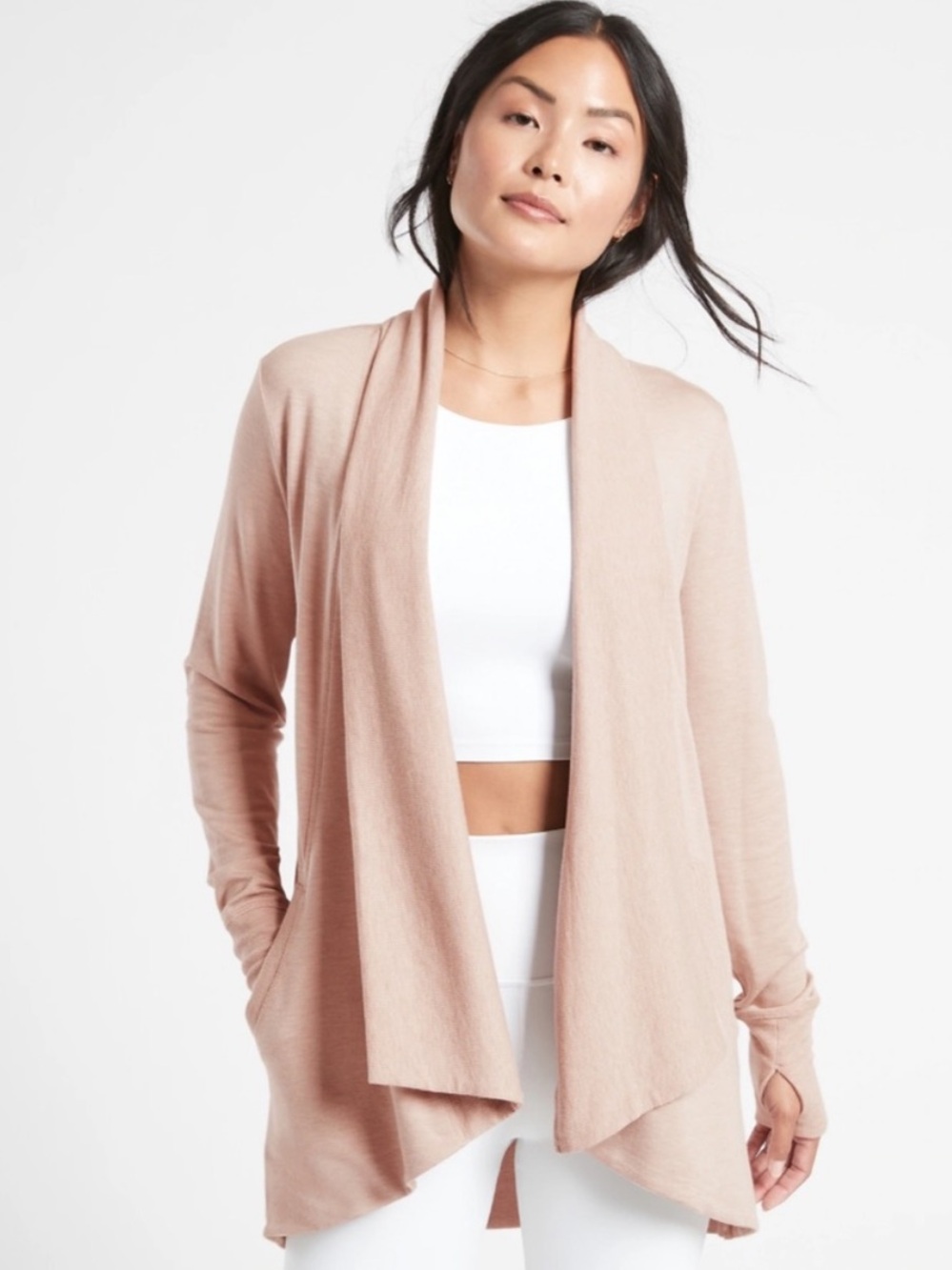 Athleta Pink Pranayama Wrap